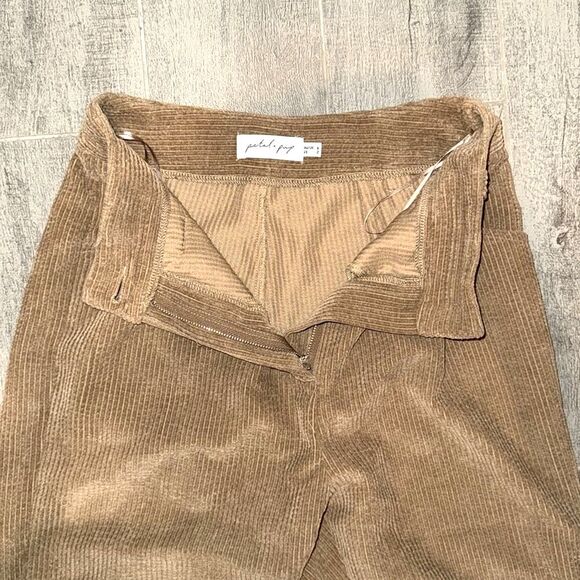 NWT Petal + Pup Tan Corduroy Cuffed Trousers size 2 - Picture 7 of 8